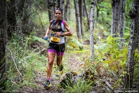 Una participante en la carrera del pasado año