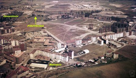 Lugar donde estuvo la pirotécnia en Arriaga