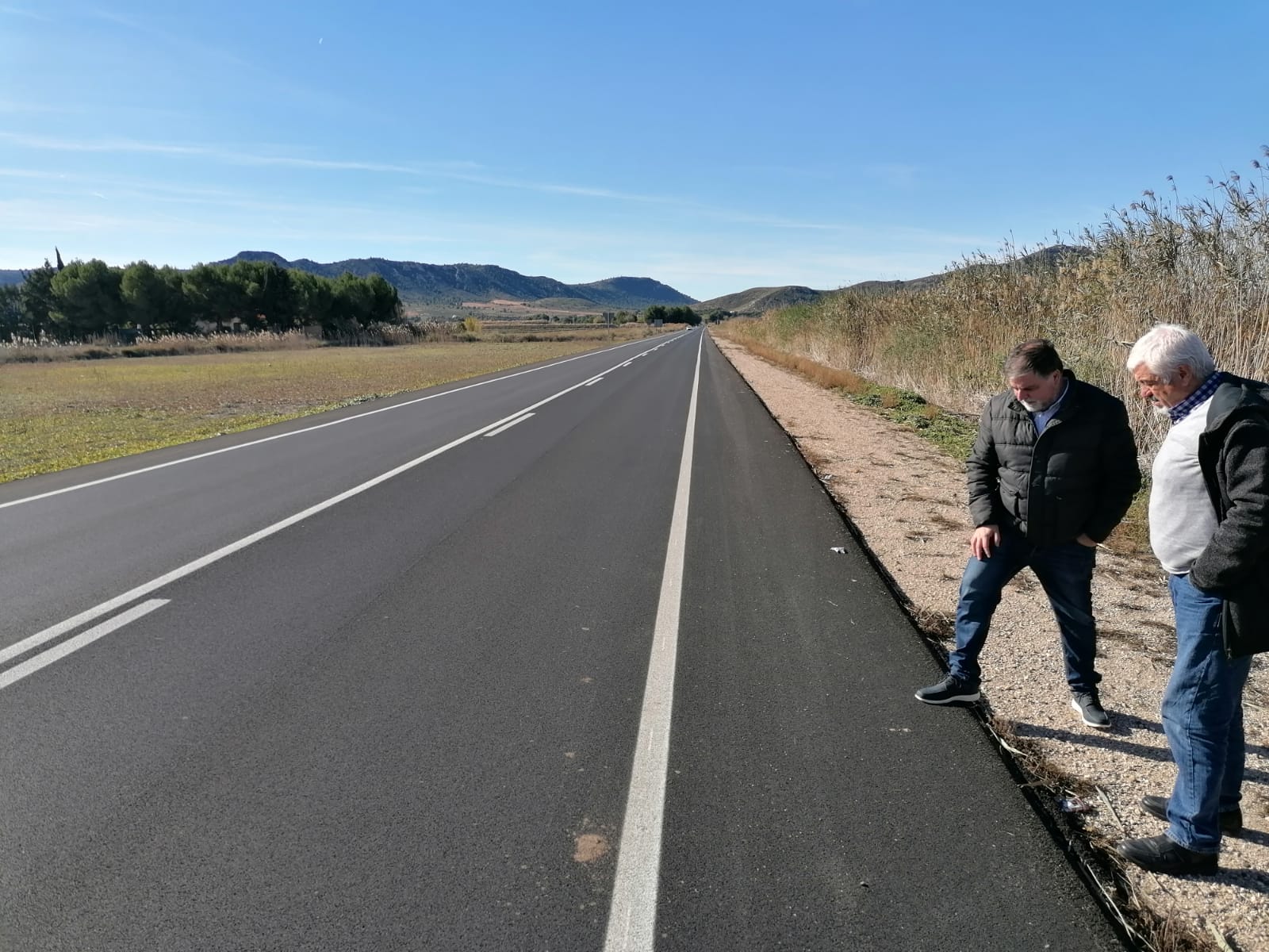 Obras en la carretera