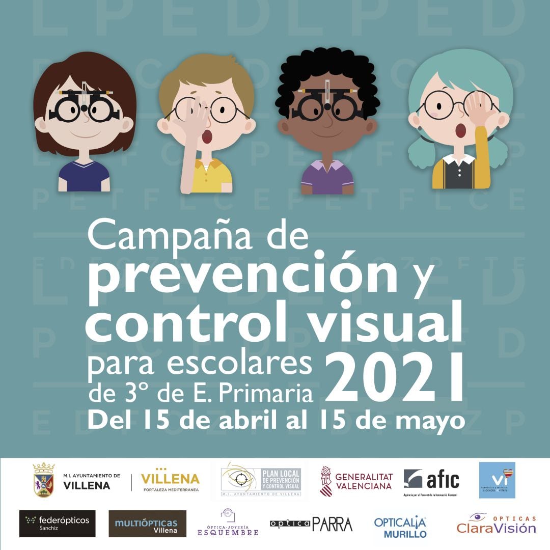 Cartel de la campaña de revisión visual