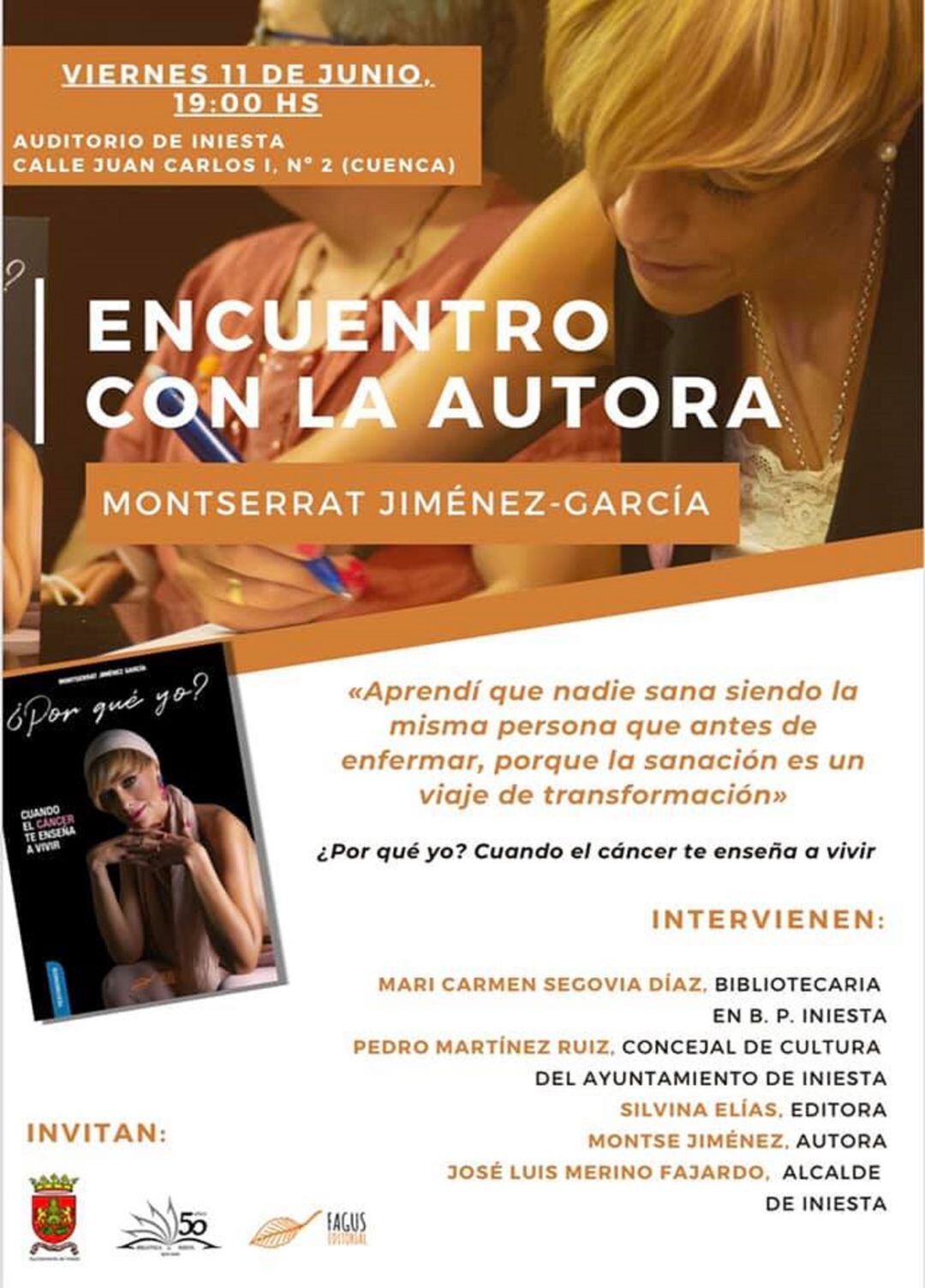 Encuentro literario con la autora Montserrat Jiménez-García