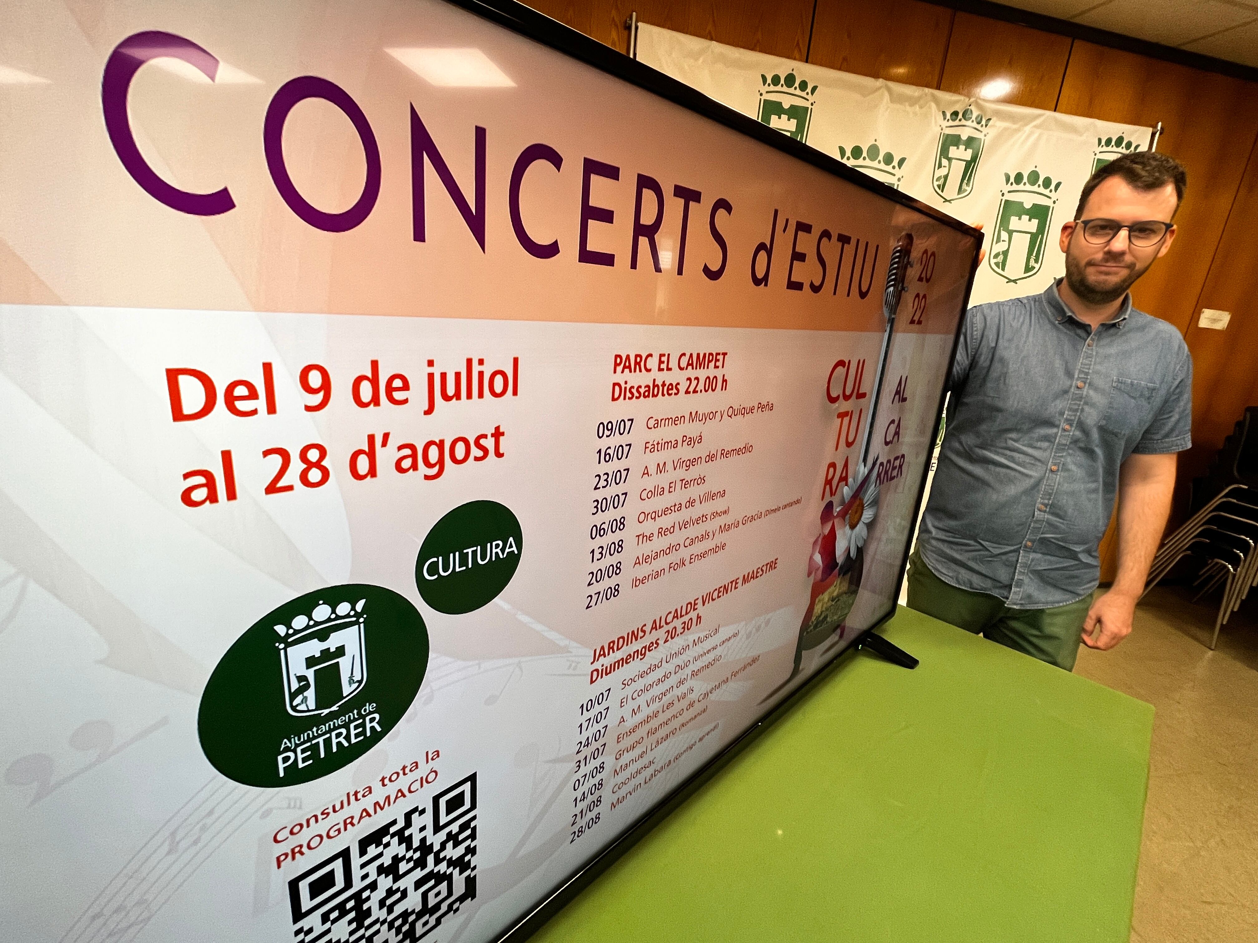 Fernando Portillo, concejal de Cultura, ha subrayado la apuesta por los artistas locales