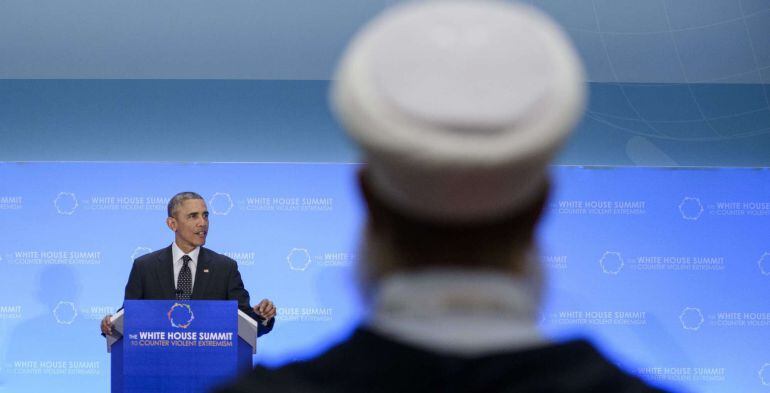 Comparecencia de Barack Obama en la Cumbre Contra el Extremismo Violento celebrada en Washington