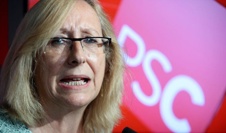 La secretària d'organització del PSC, Assumpta Escarp