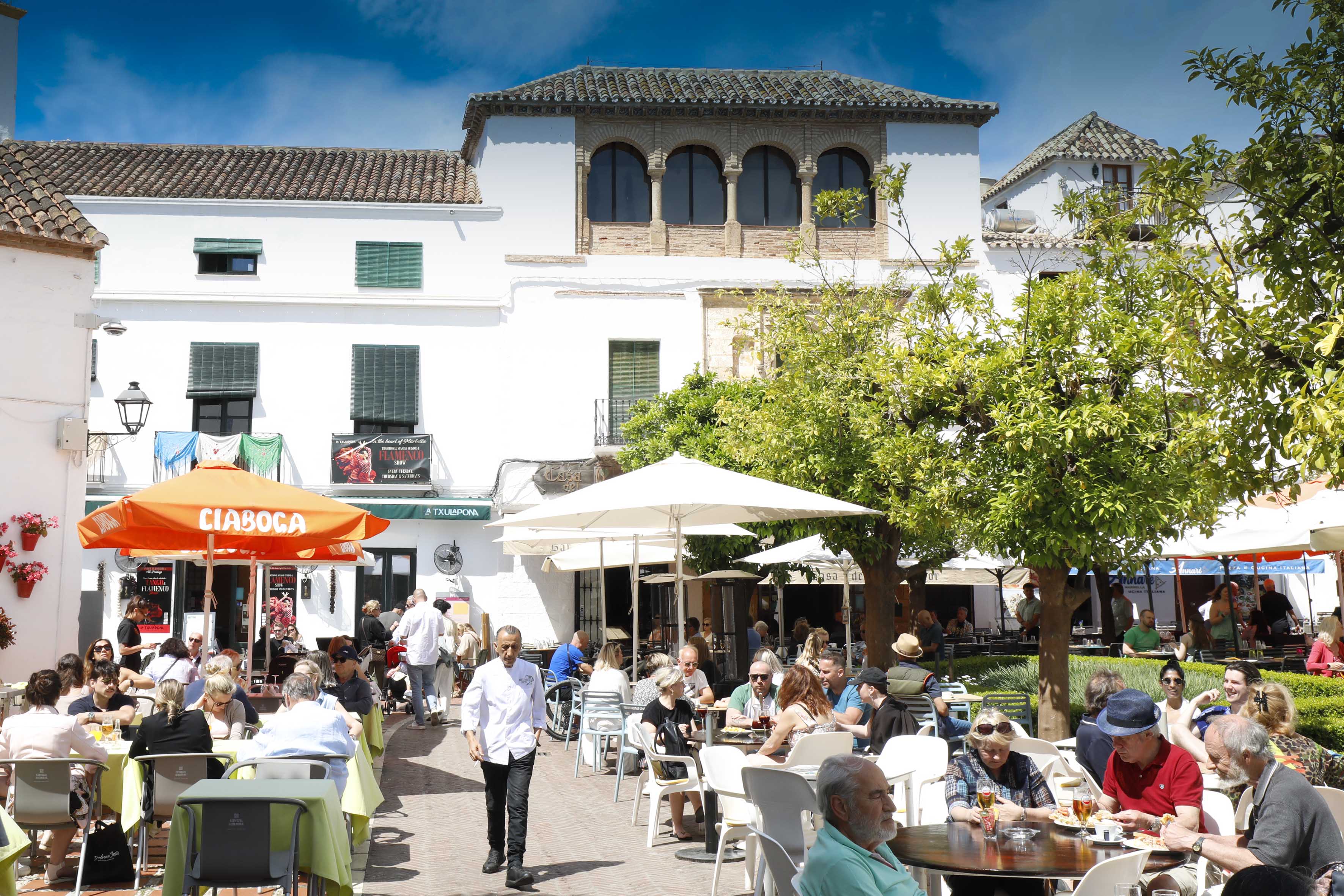 Imagen del centro de Marbella