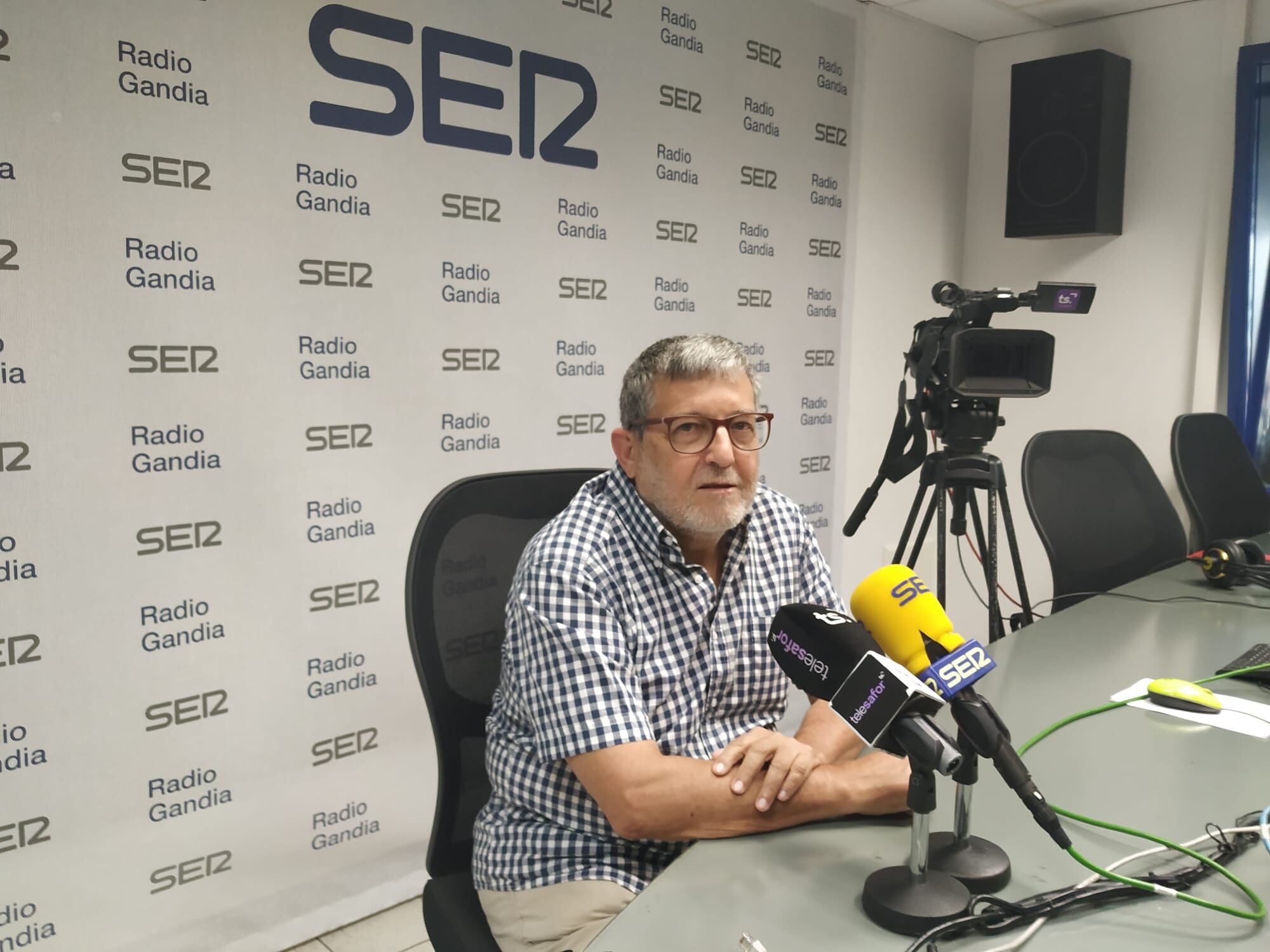 Joaquín Miñana, exgerente del Departamento de Salud de Gandia durante la entrevista