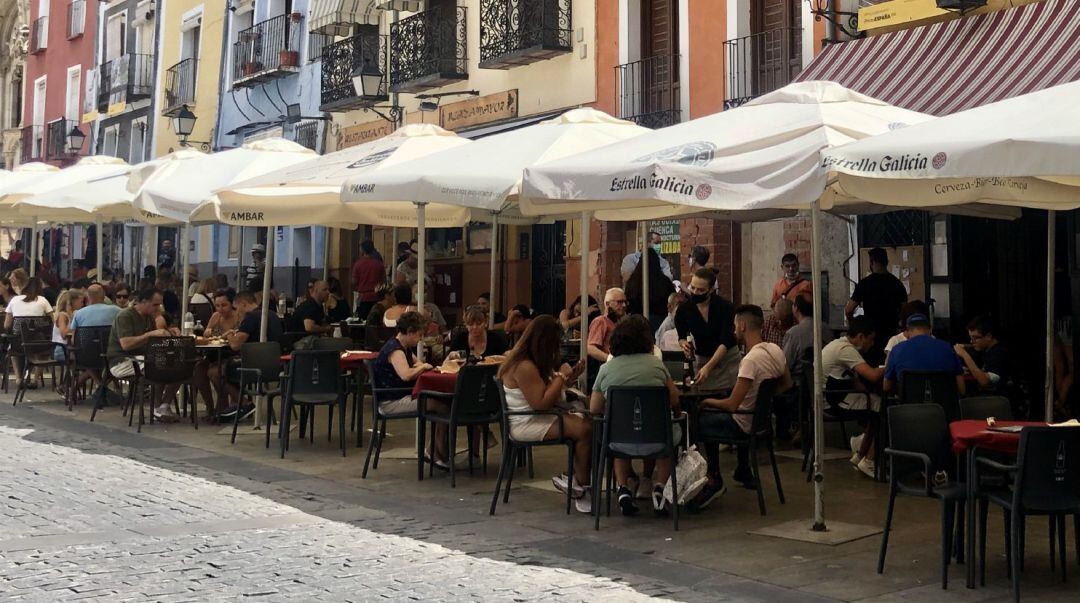 Terrazas en el Casco Antiguo de Cuenca