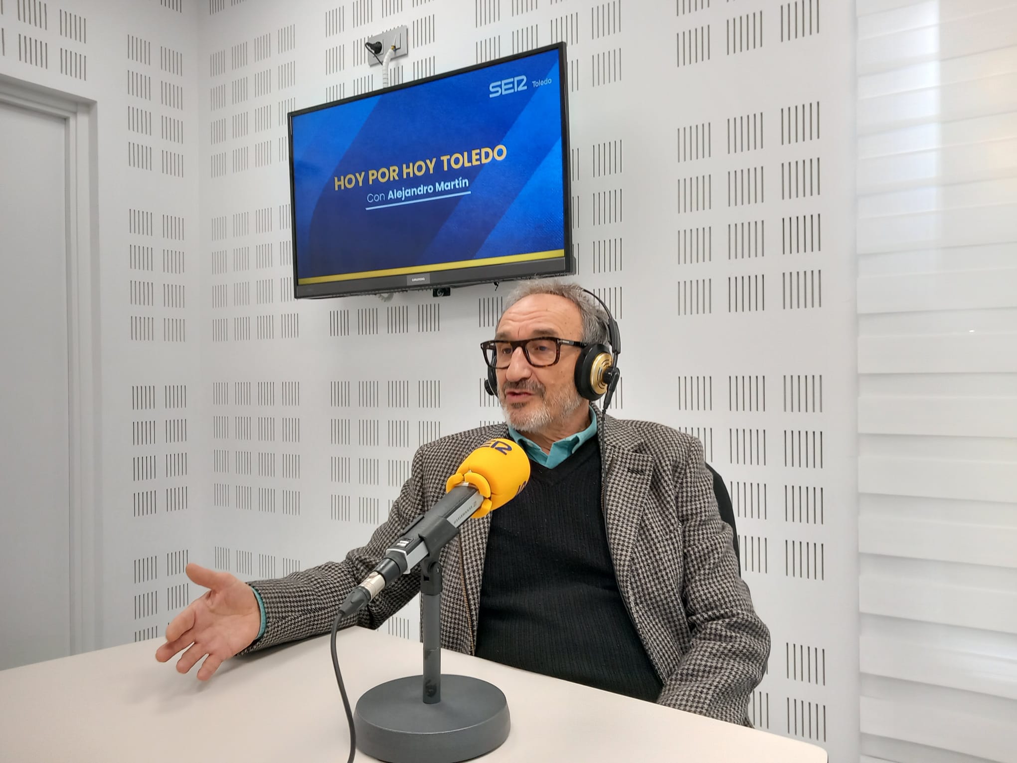 El concejal de Urbanismo de Toledo, Florentino Delgado, en una entrevista en &#039;Hoy por Hoy Toledo&#039; de la SER