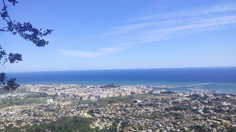 Imagen del término municipal de Dénia, desde el Montgó.