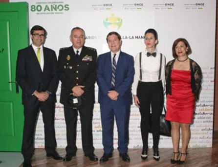 Los galardonados en la edición 2018 de los Premios Solidarios de la ONCE.