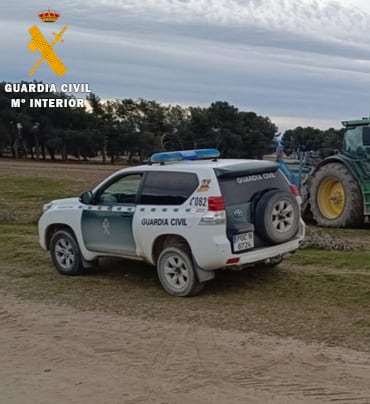 La Guardia Civil investiga a dos personas por un delito de lesiones por la aplicación incorrecta de un fitosanitario