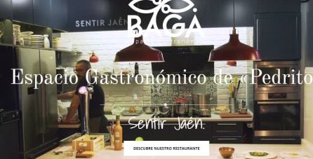 Web del Restaurante Bagá.