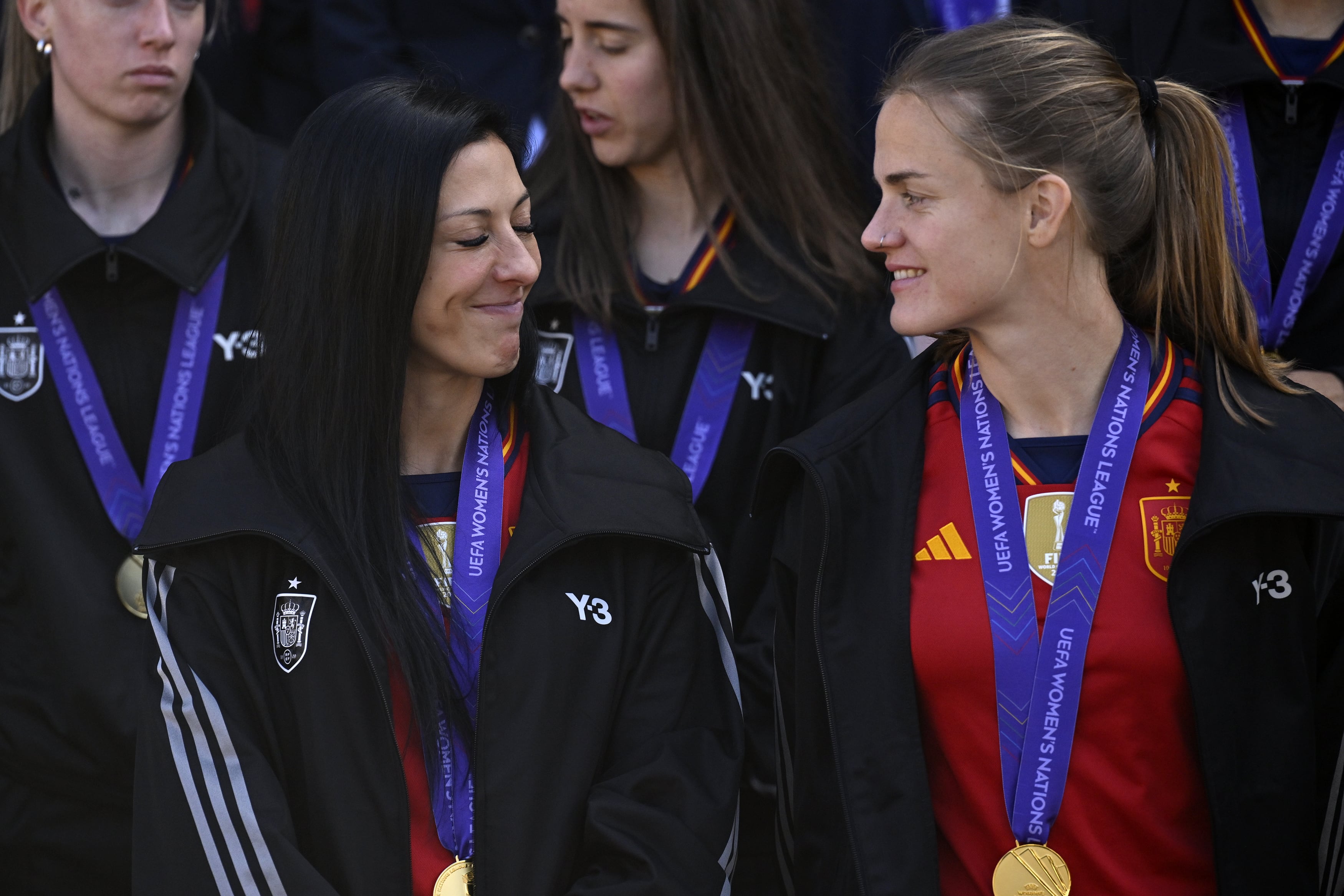 Spanish Prime Minister Sanchez receives Women&#039;s National Football Team in Madrid