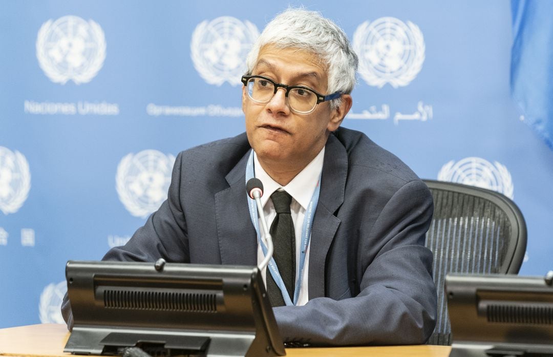 El viceportavoz de la Secretaría General de la ONU, Farhan Haq.