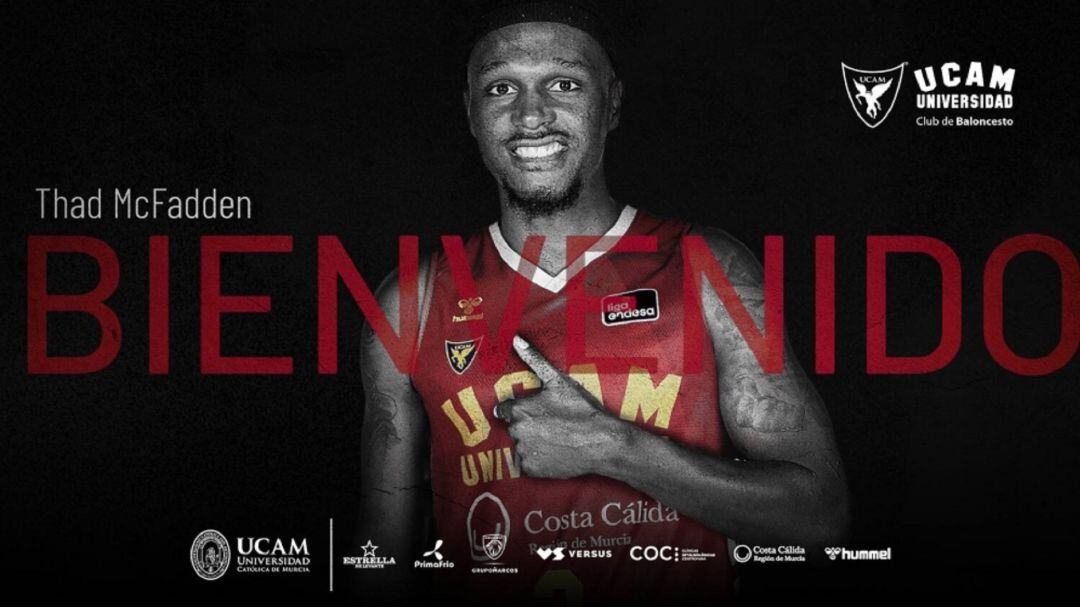 McFadden ya es jugador del UCAM