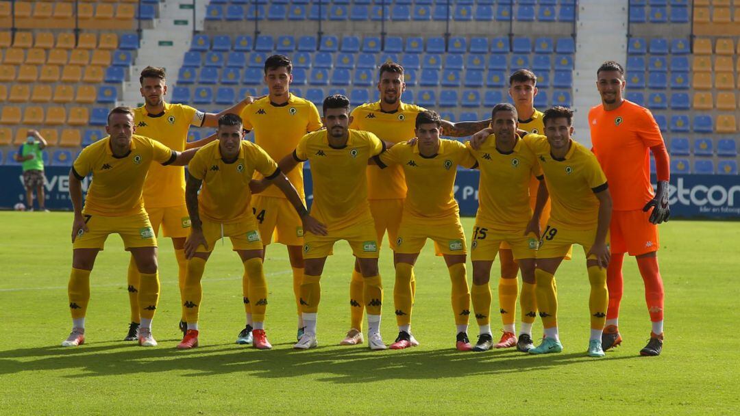 Once inicial del Hércules en La Condomina