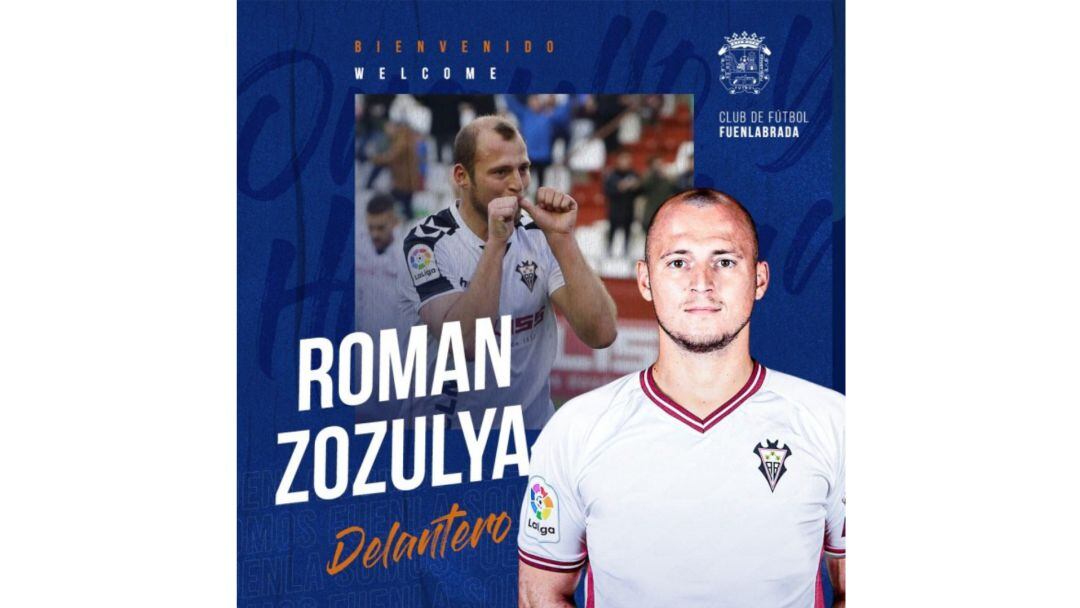 El Fuenlabrada oficializa el fichaje de Roman Zozulya