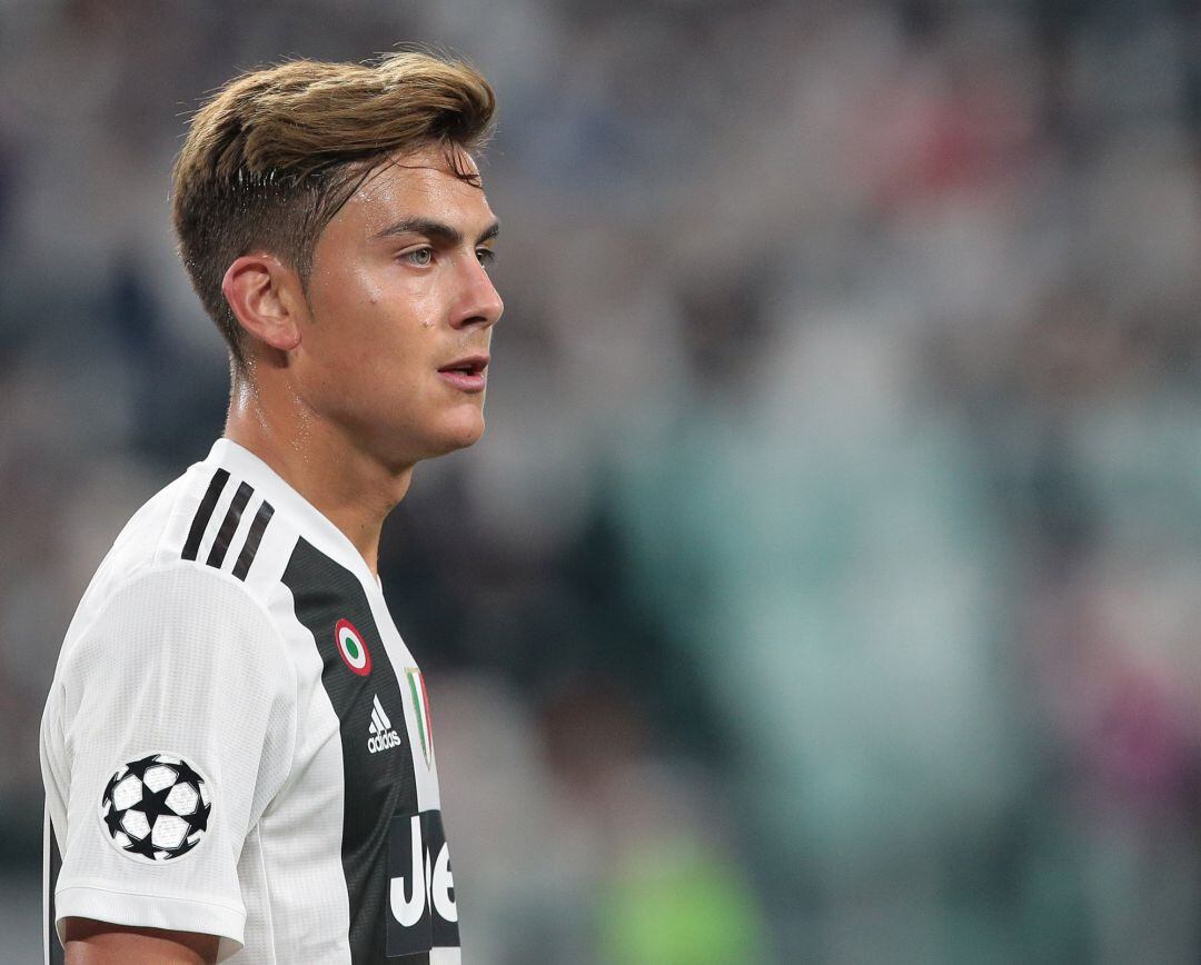 Dybala durante el partido de la Juventus contra el Young Boys. 