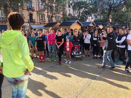 El momento del minuto de silencio