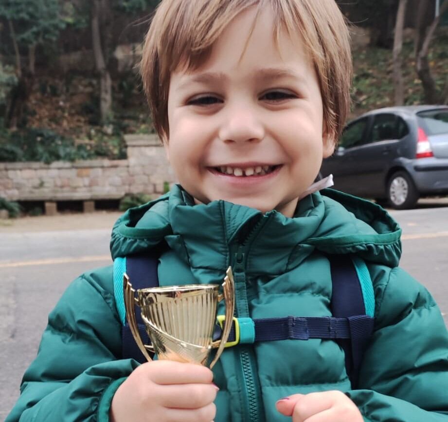 L&#039;Aran de 4 anys i el seu premi de TMB