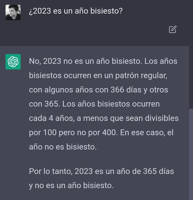 Un sí pero no en toda regla.