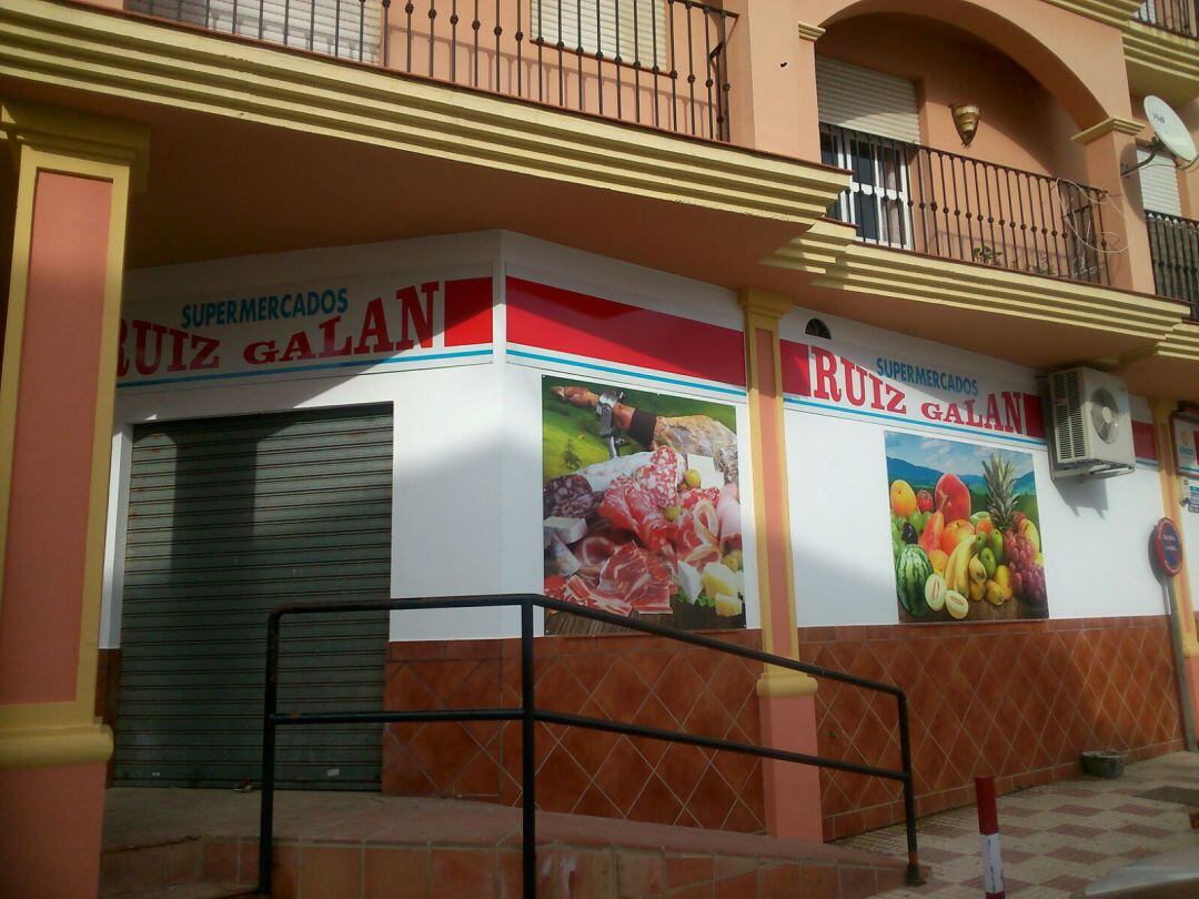 Un supermercado de Ruiz Galán.