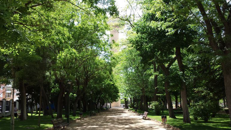 Parque de la Fiesta del Árbol, donde será el acto de cierre de campaña de Podemos