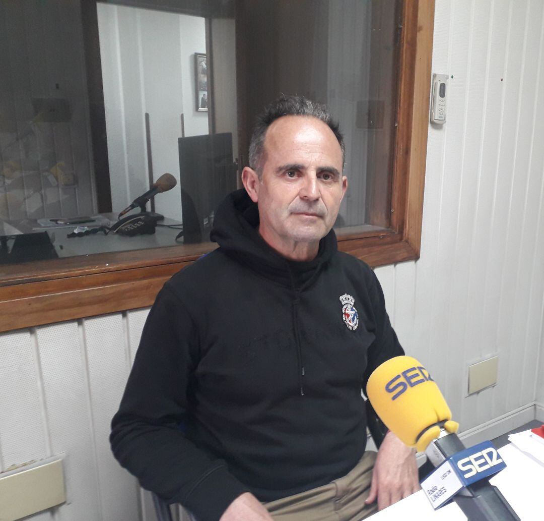 Jesús Padilla, jefe del Parque de Bomberos de Linares.