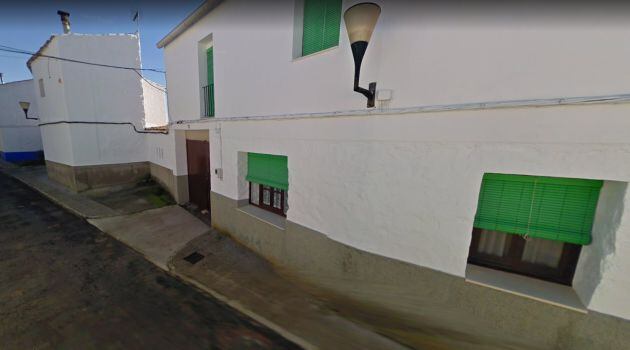 Calle Lentiscar en la pedanía de Villalva de Calatrava, en Viso del Marqués