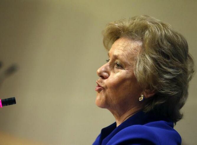 Soledad Becerril, durante una intervención en una imagen de archivo