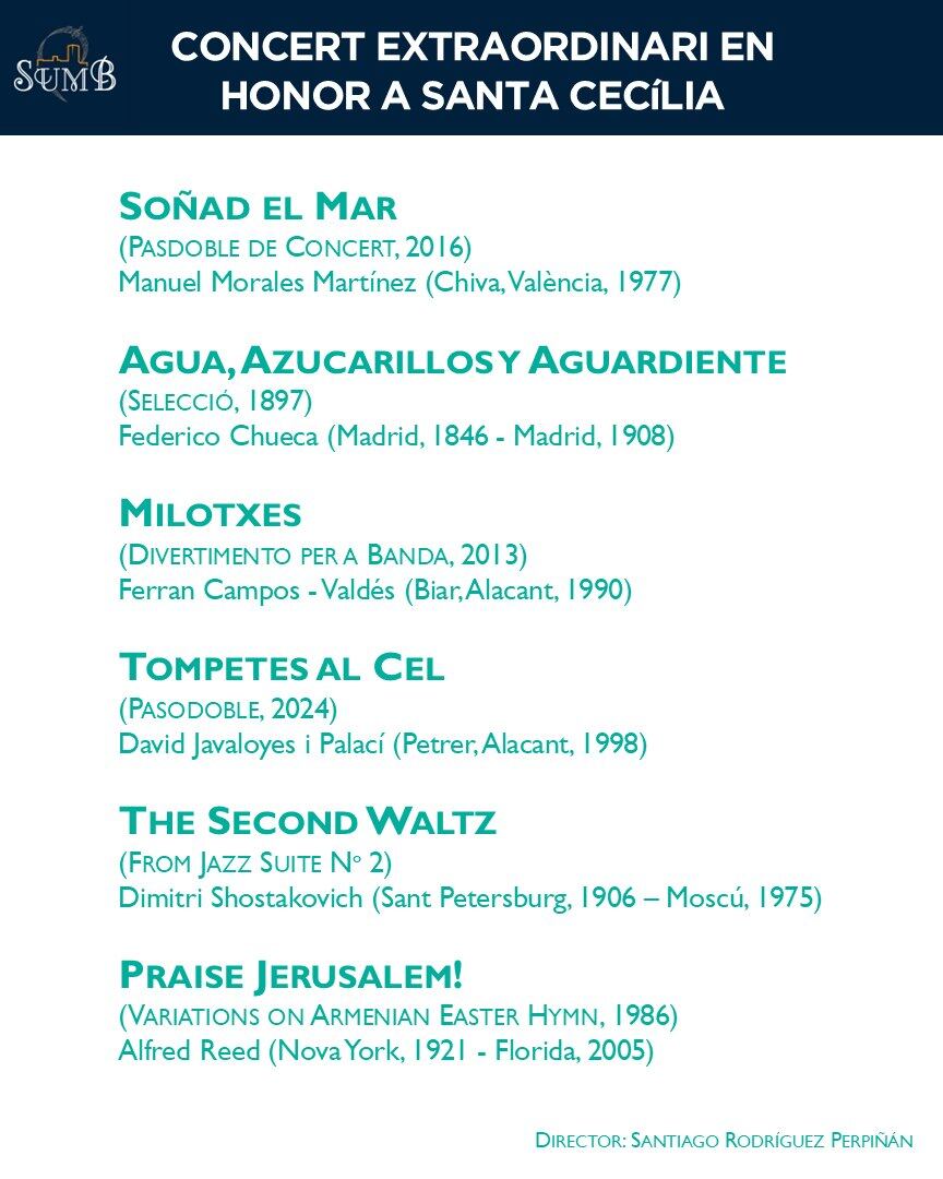 Programa del concierto