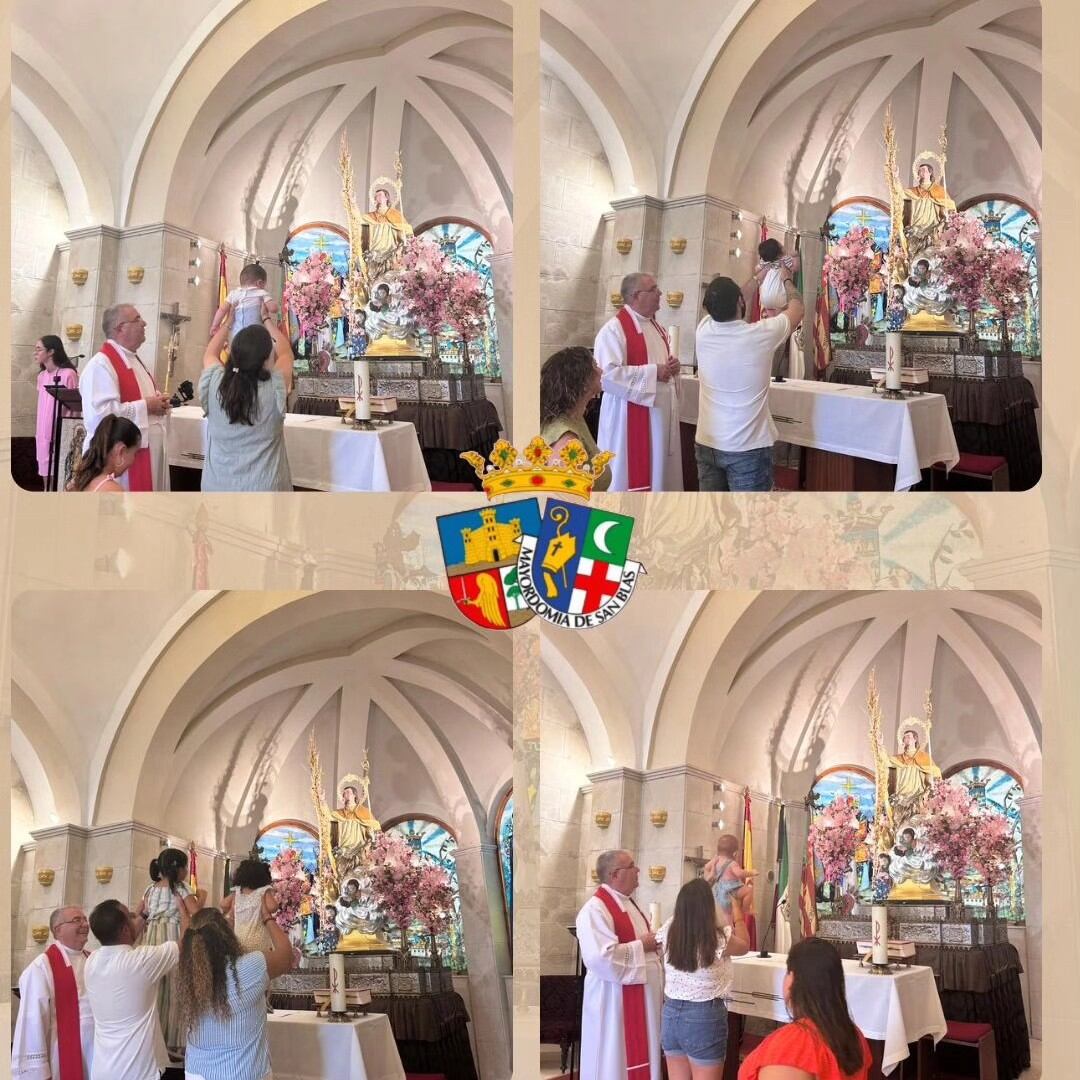 Presentación de los niños a San Blas