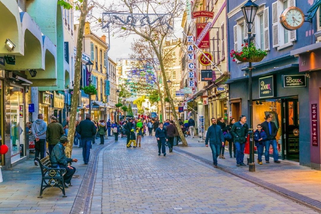 Main Street en Gibraltar.