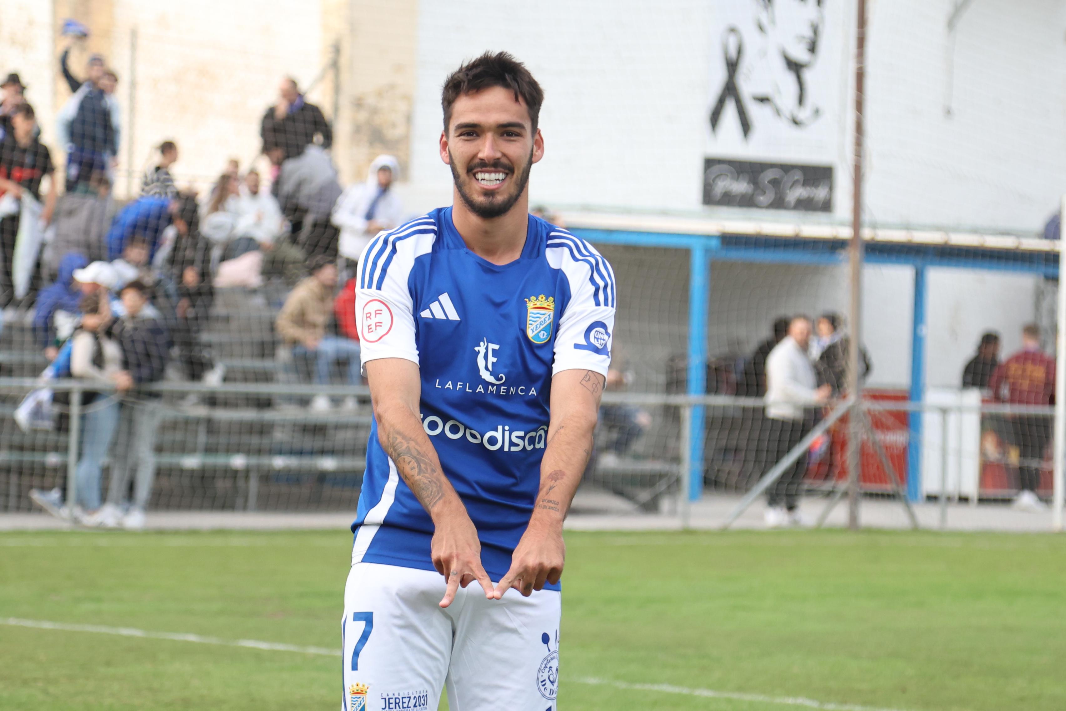 Diego Domínguez fue el autor del gol del Xerez CD