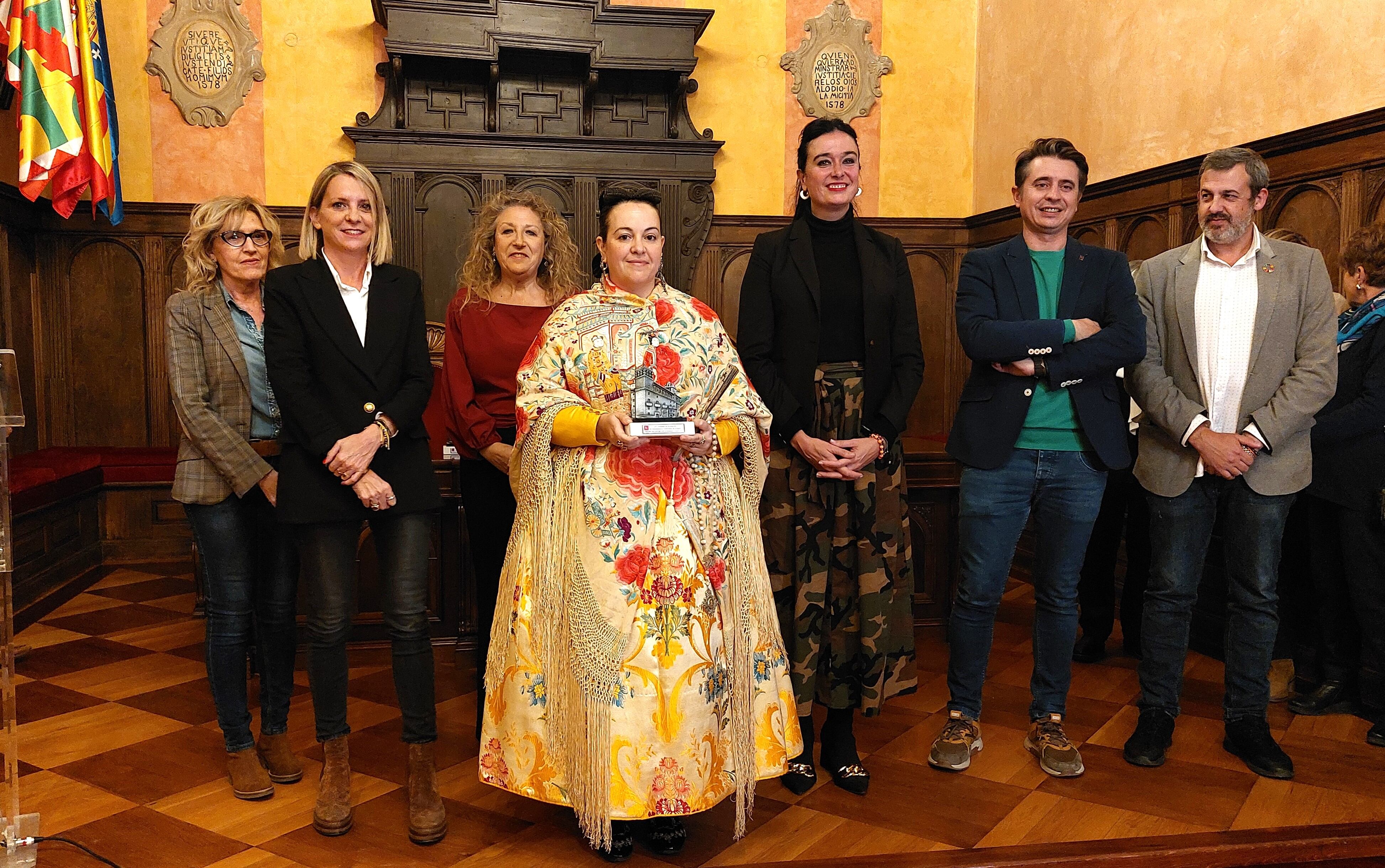 Premio mujer mejor ataviada: Inés Barrio Dieste