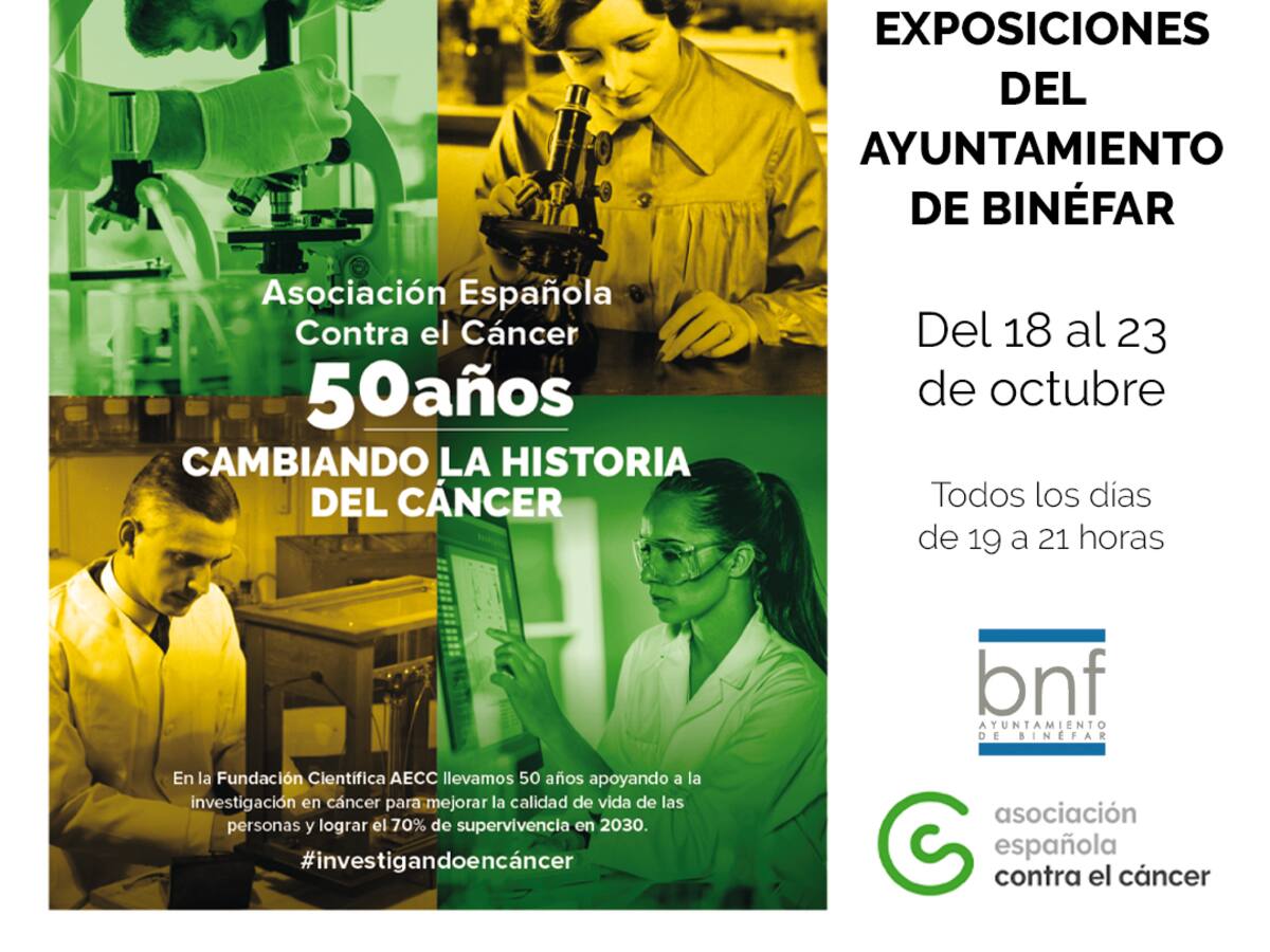 La AECC expone en Binéfar los avances científicos más importantes en la investigación del cáncer