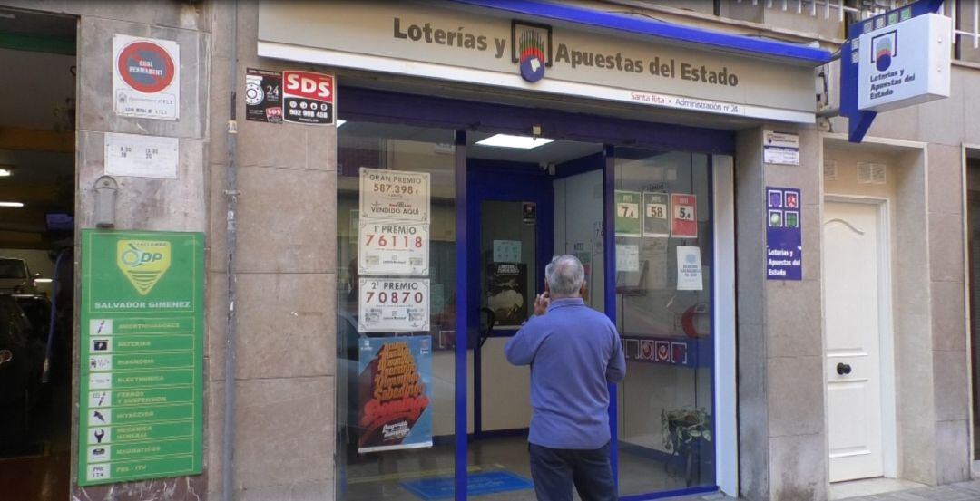 La Administración, 24 ha repartido 300.000 euros con el primer premio de la Lotería Nacional del Jueves