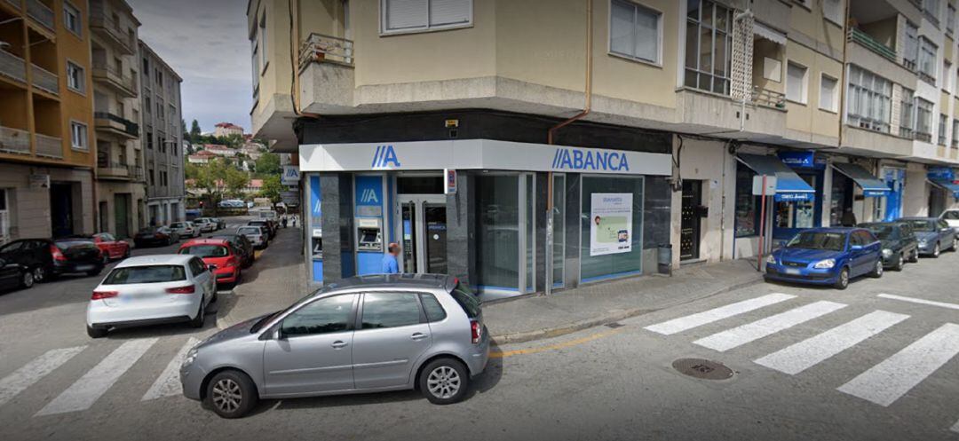 Sucursal de Abanca en la calle San Rosendo