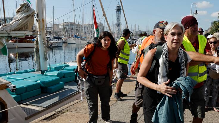 Entrevista a Ada Colau, a bord de la flotilla: "Sabem que Israel és crimina, però és pitjor si no fem res"