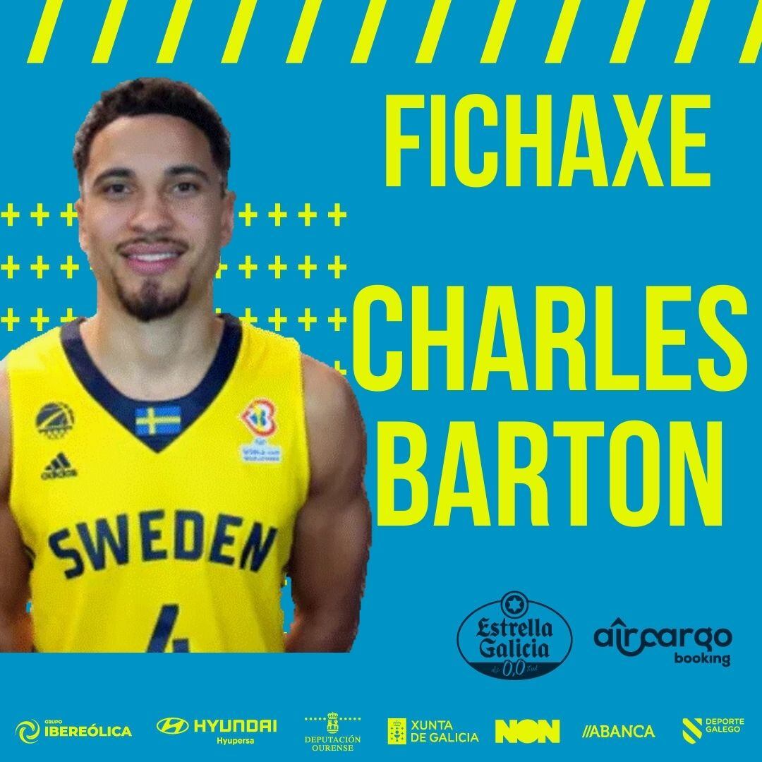 Charles Barton un gran refuerzo para una emergencia