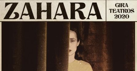 Cartel de Zahara en la gira por teatros