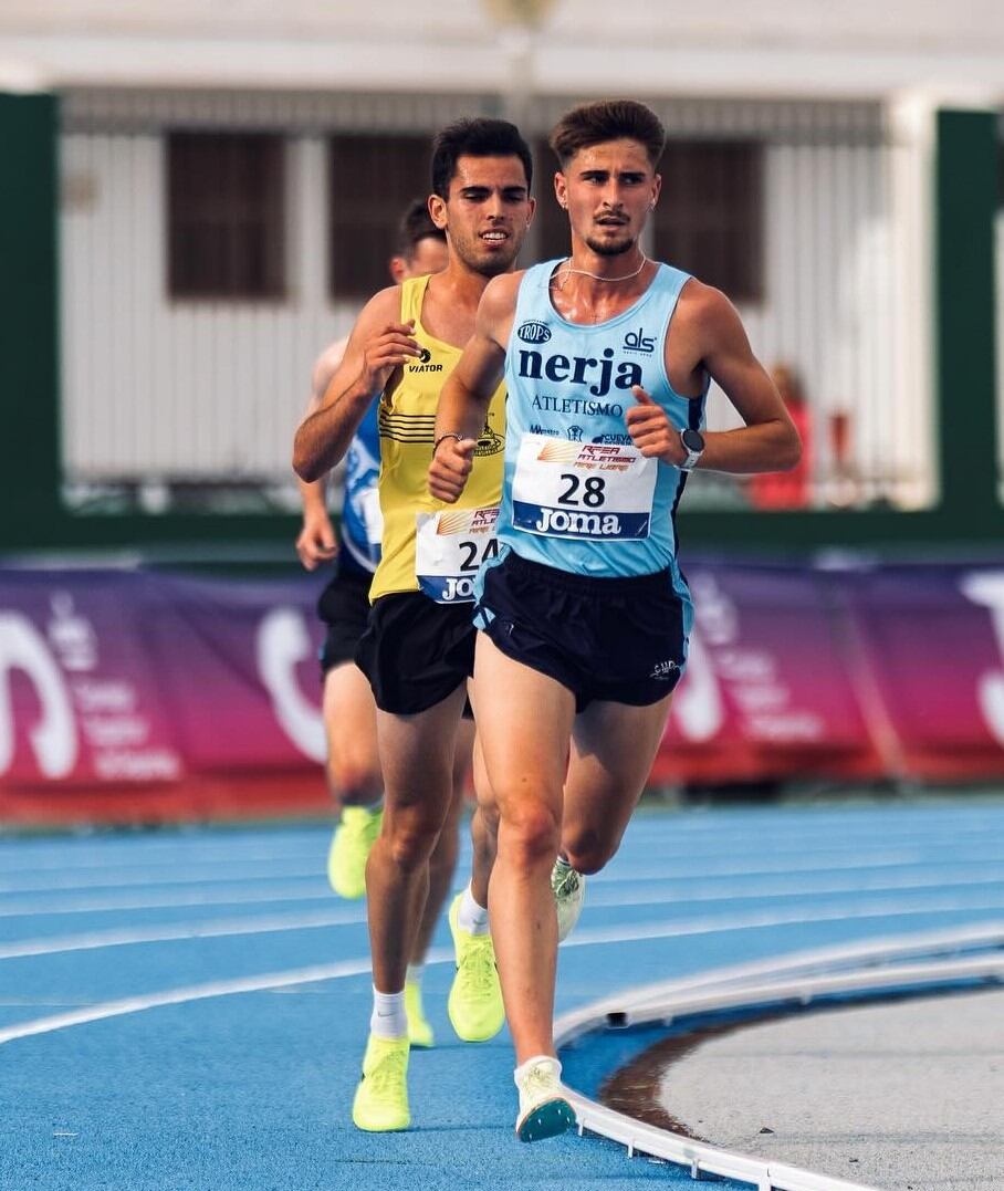 El atleta del Trops-Cueva de Nerja Javier Prieto, octavo en el Campeonato de España de pista en 10.000 metros