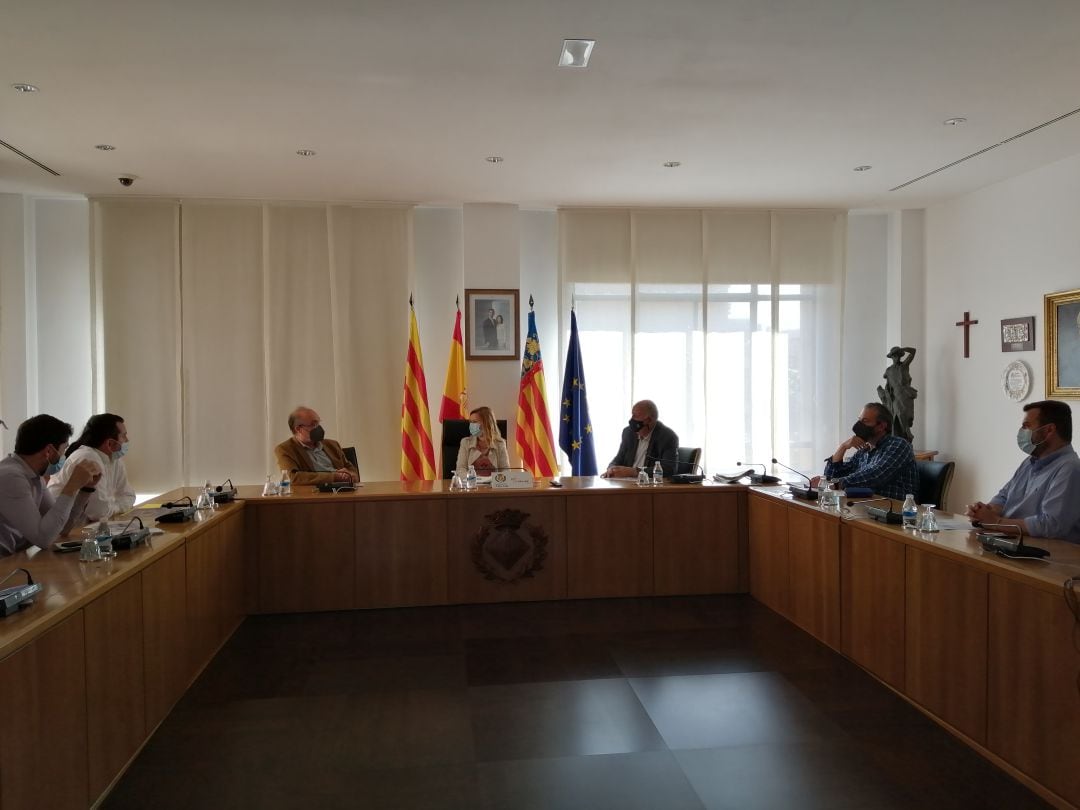 Reunión protocolo final Villarreal CF