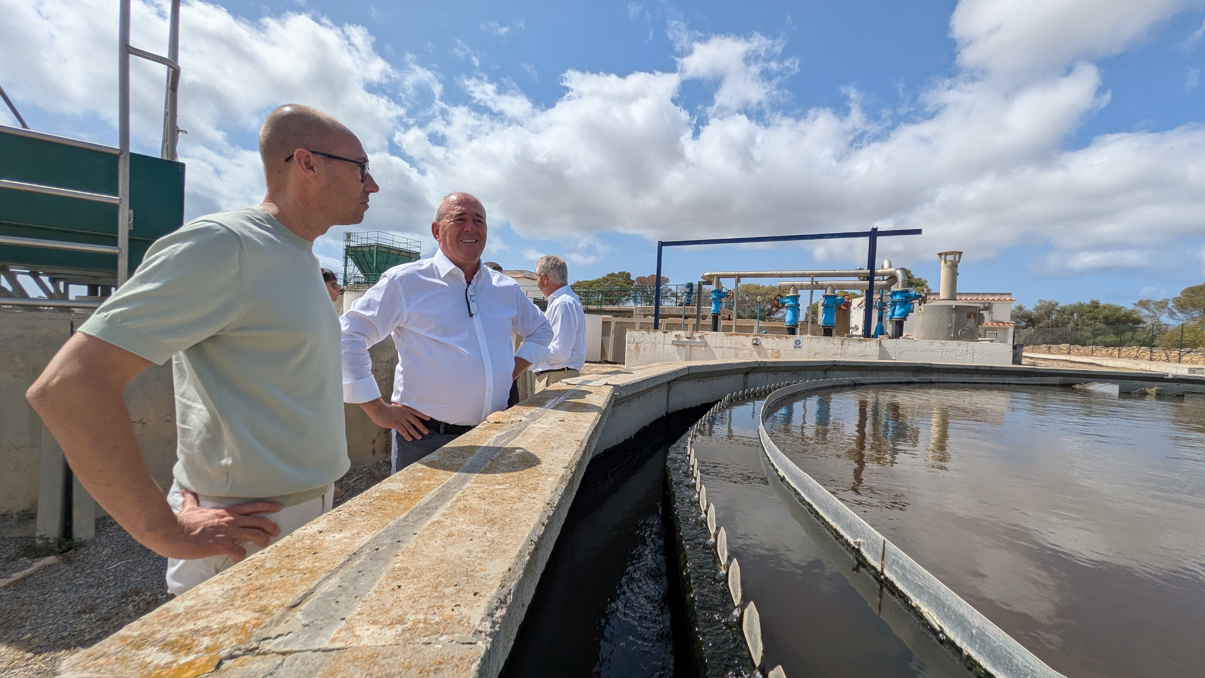 Imagen de la depuradora de Formentera