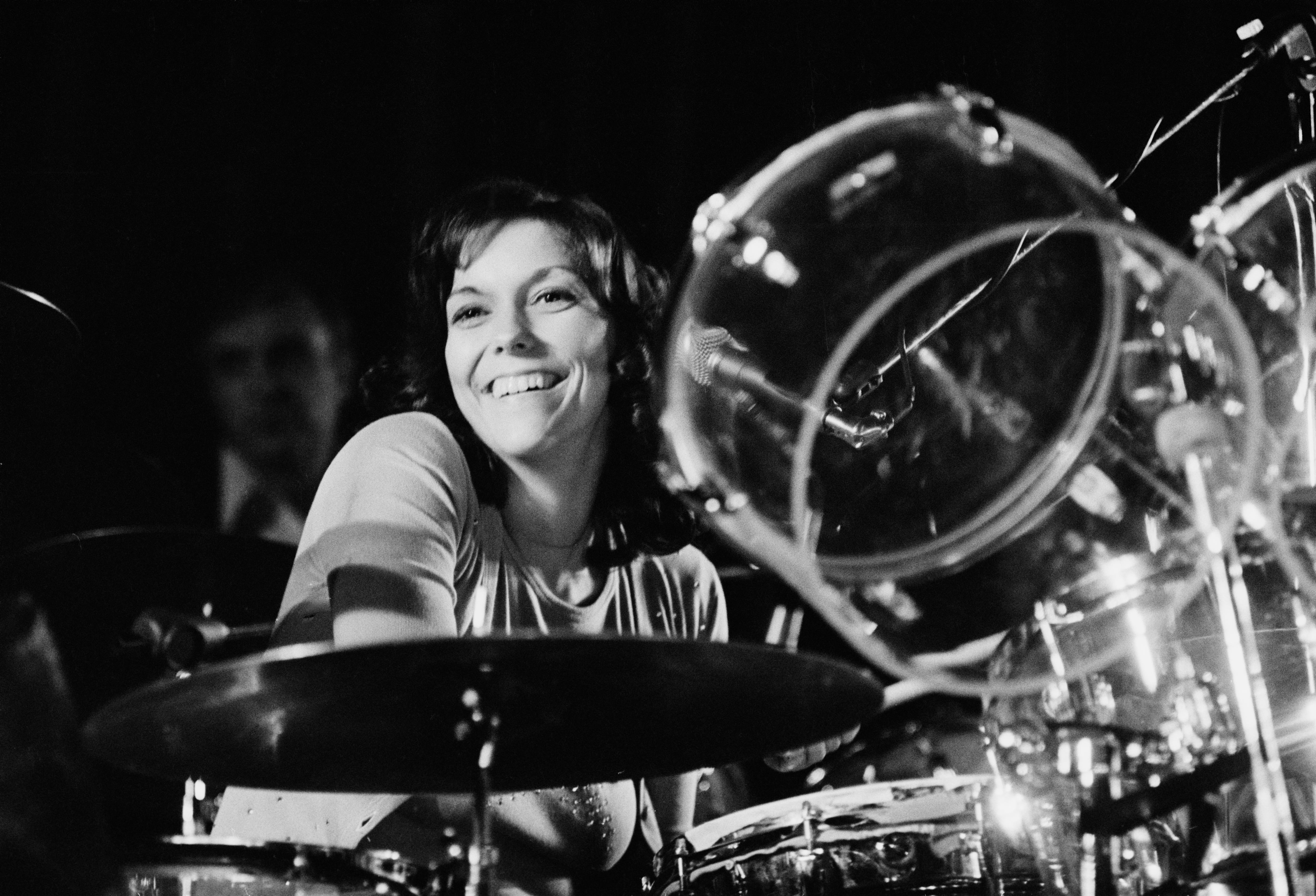 Karen Carpenter, cantante de The Carpenters, en una foto de 1975