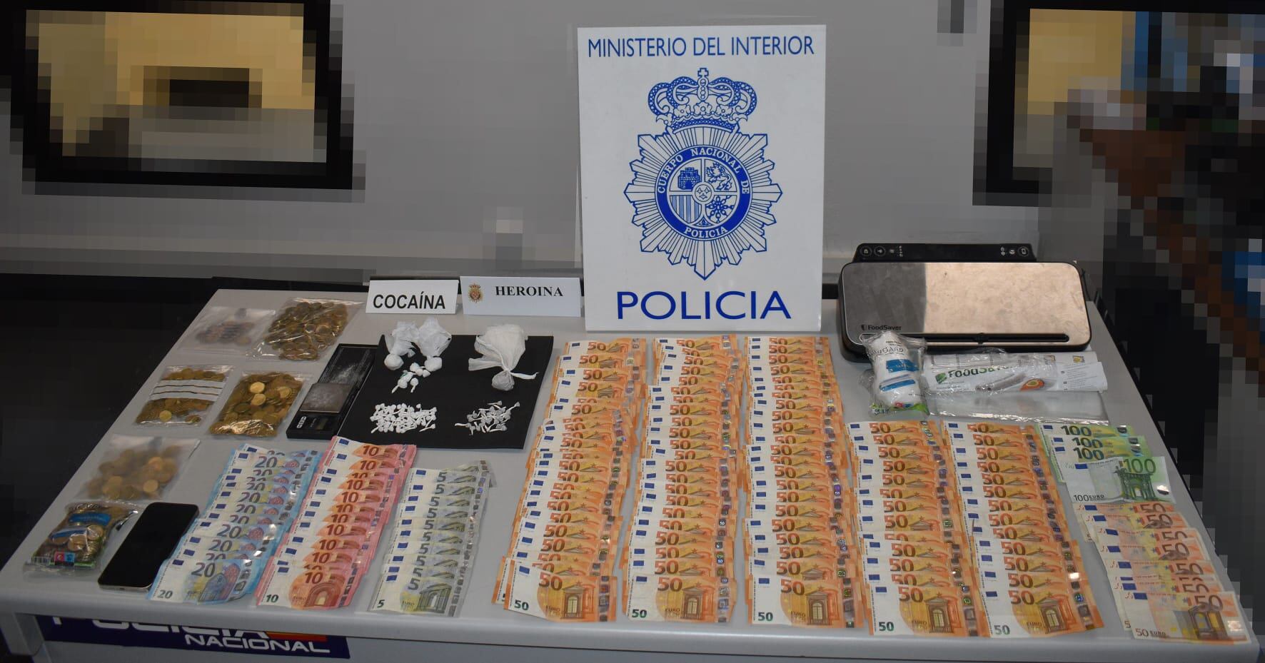 La Policía Nacional desarticula un importante punto de venta de droga en el barrio de San Millán