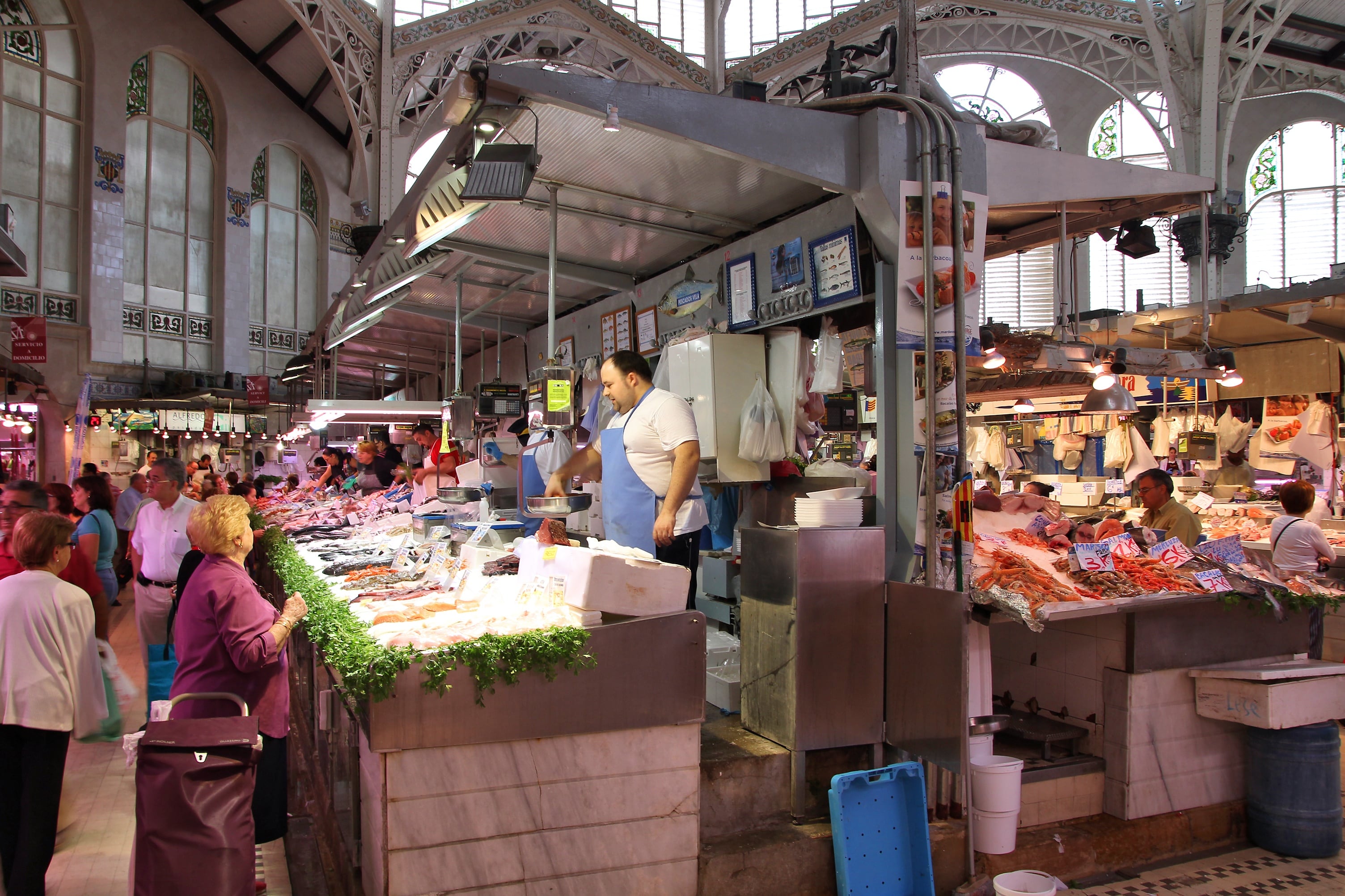 Pescaderías del Mercado Central de València