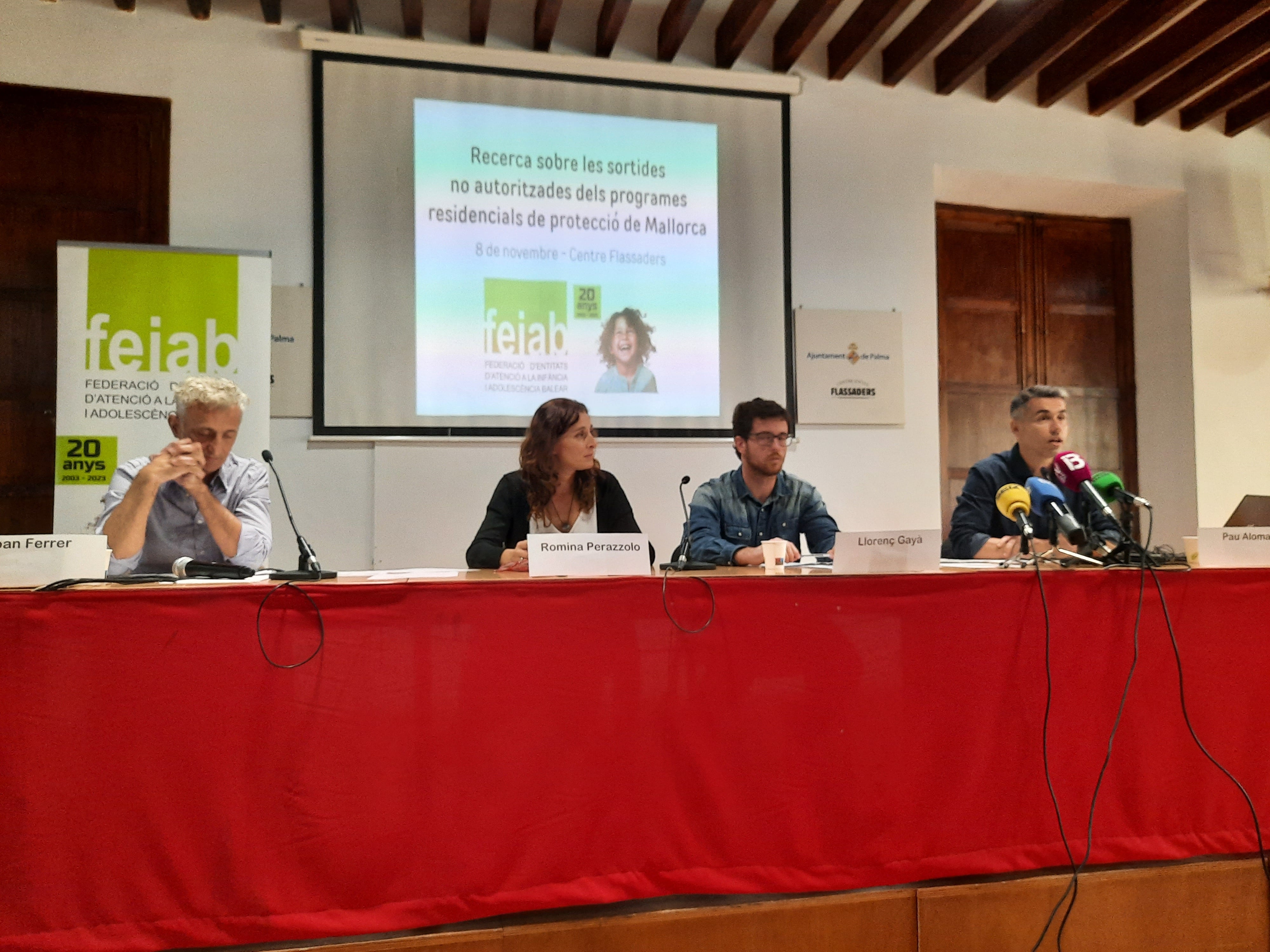 Rueda de prensa presentación datos salidas no autorizadas de FEIAB