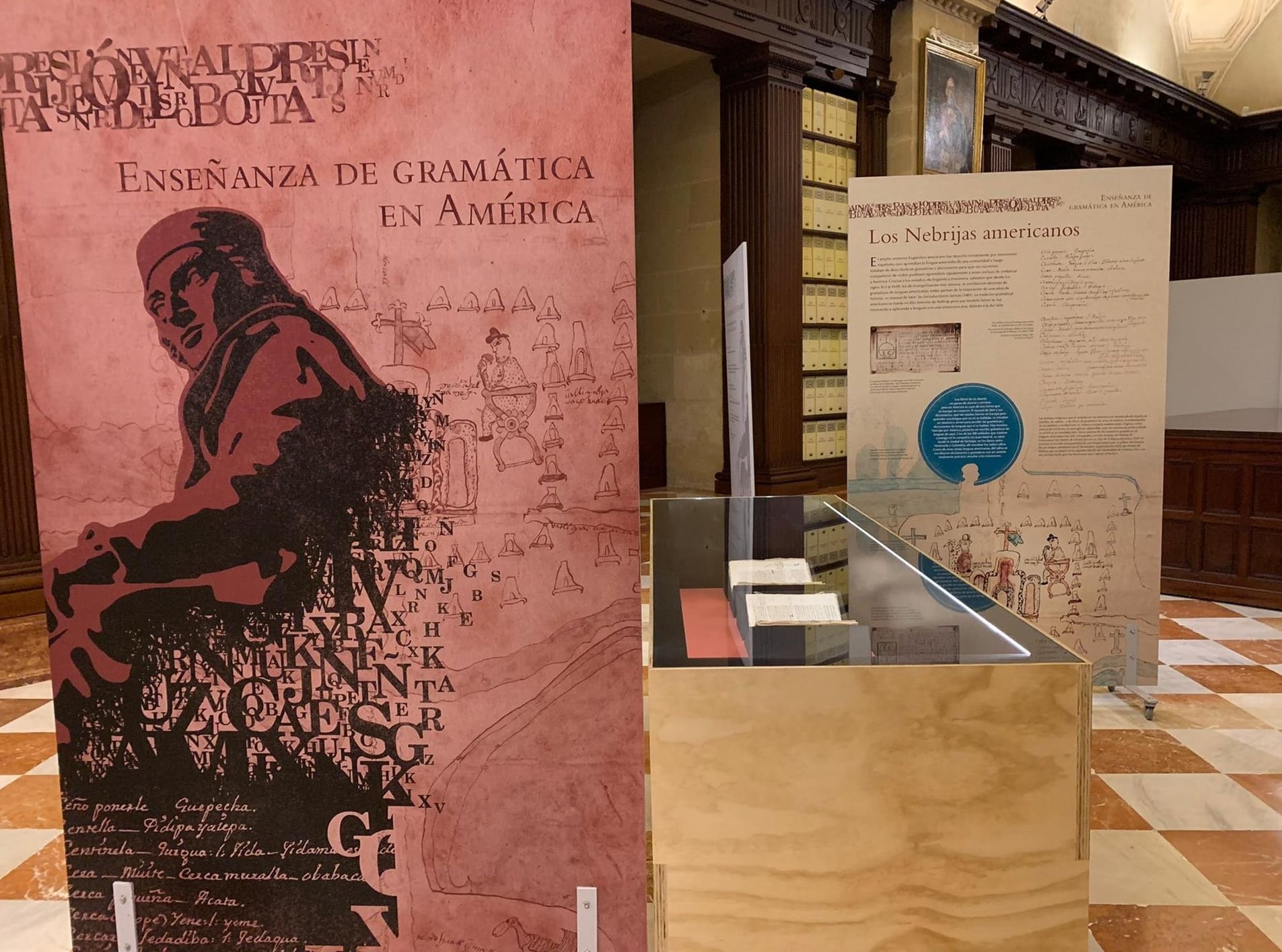 Exposición sobre Elio Antonio de Nebrija en el Archivo General de indias de Sevilla