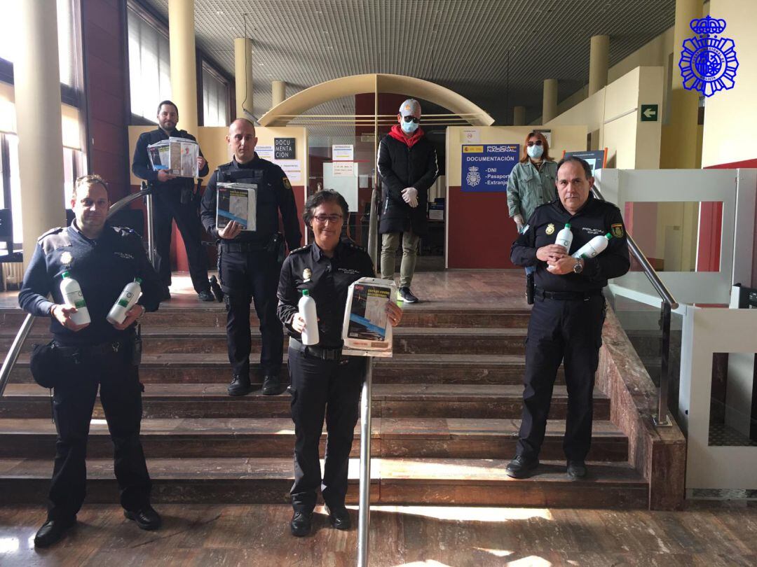 La Policía Nacional agradece las donaciones recibidas